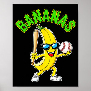 Grappige banaan poster
