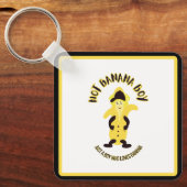 Grappige banaan sleutelhanger (Voorkant)