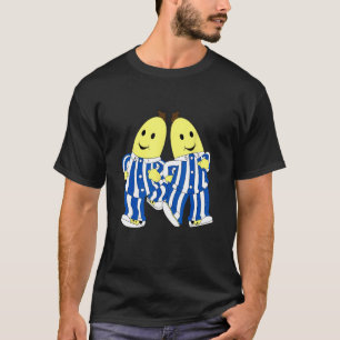 Grappige bananen in pyjama B1 B2 Schattige Stars T T-shirt