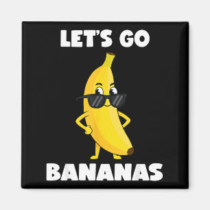 Grappige bananen shirt schattige banaan grappig la magneet