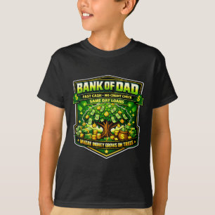 Grappige Bank van Papa Snel Cash Kredietcheck Vade T-shirt