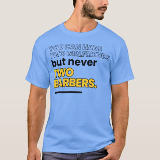 Grappige barbierscitaat jongen t-shirt