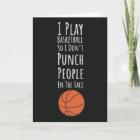 Grappige Basketbal Kaarten Team Humor Sport