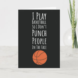 Grappige Basketbal Kaarten Team Humor Sport