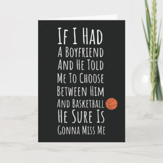 Grappige Basketbal Kaarten Voor Haar Tiener Meisje