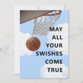 Grappige basketbal verjaardagskaart kaart (Voorkant)