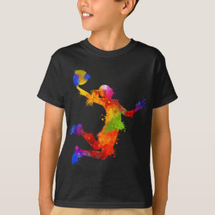 Grappige basketbalspeler Lover Sports Team Tie Dye T-shirt
