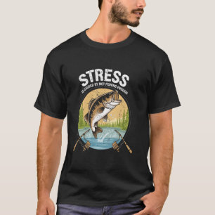 Grappige Bass Visser Minnaar Visser Ontwerp Voor M T-shirt