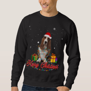 Grappige Basset Hound Hond Kerstmis Kerstmis L Trui