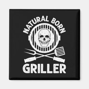 Grappige Bbq Kunst Voor Mannen Vrouwen Die Vlees G Magneet