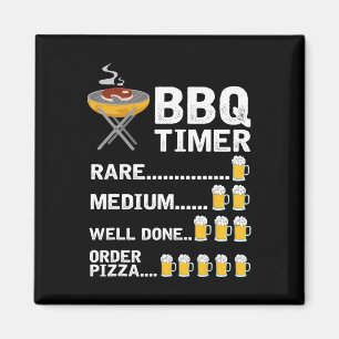 Grappige BBQ Timer1 Magneet