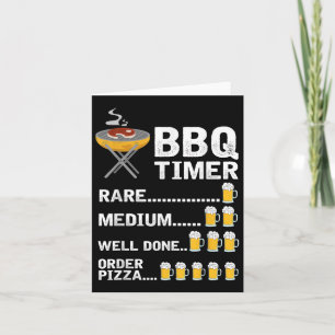 Grappige BBQ Timer, barbecue, grill, grillen Kaart