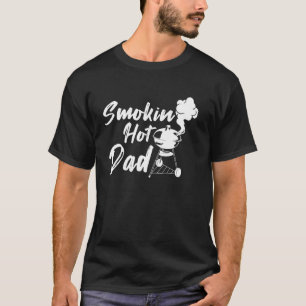 Grappige BBQ Vader Rook Grill Humor Vaderdag T-shirt