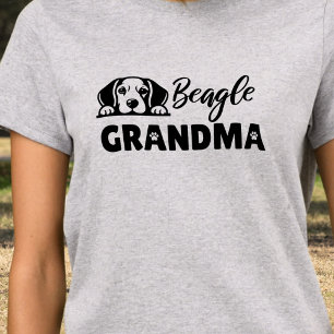Grappige Beagle oma T-shirt