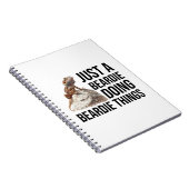 Grappige Beardie Bearded Dragon Quote Notitieboek (Rechterzijde)