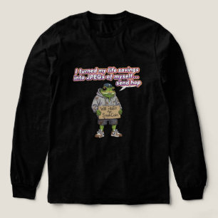 Grappige bedelaar kikker T-shirt