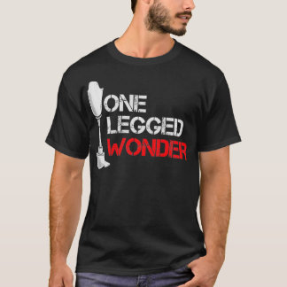 Grappige been amputatie Eenbenige wonderen Beenamp T-shirt