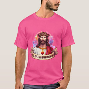 Grappige beledigende Jezus T-shirt