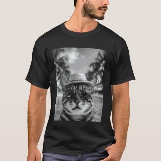 Grappige Bengaalse Kat Selfie Kat Zomer Vakantie T-shirt