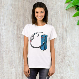 Grappige benzinestation t-shirt