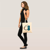 Grappige benzinestation tote bag