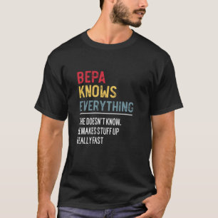 Grappige Bepa weet alles Vaderdag voor Grand T-shirt