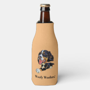 Grappige berner berg hond fles koeler
