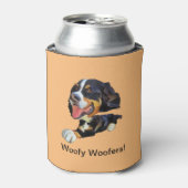 Grappige Berner Berghond Koelbox Blikjeskoeler (Blikje Voorkant)