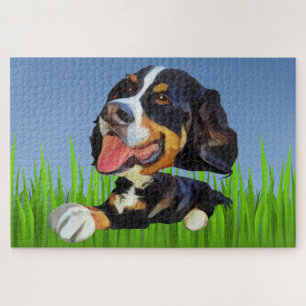 Grappige Bernese Berghond 1014-delige Puzzel