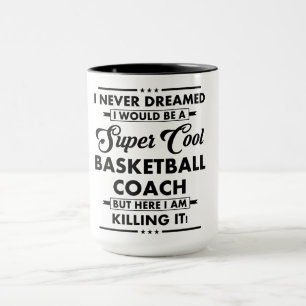 Grappige Beroep/Professie Super Basketbal Coach Mok