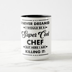 Grappige Beroep/Professie Super Coole Chef Mok