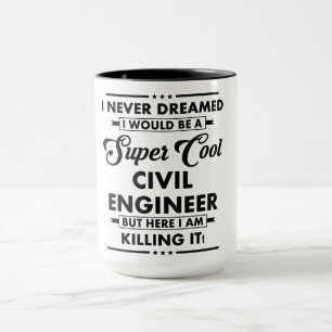 Grappige Beroep/Professie Super Coole Ingenieur Mok
