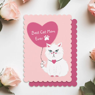 Grappige Beste Kat Moeder Ooit Moederdag Feestdagenkaart