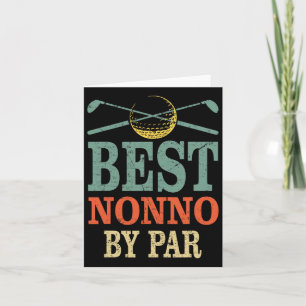 Grappige Beste Nonno Door Par Vaderdag Golf Cadeau Kaart