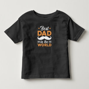 Grappige Beste Papa van de Wereld Peuter Kinder Shirts