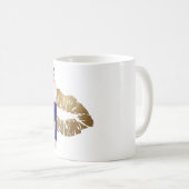 Grappige Beste Vriend Slechte Invloed Caricatuur C Koffiemok (Voorkant rechts)