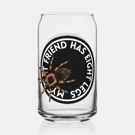 Grappige beste vriend Tarantula Blikvorm Glas