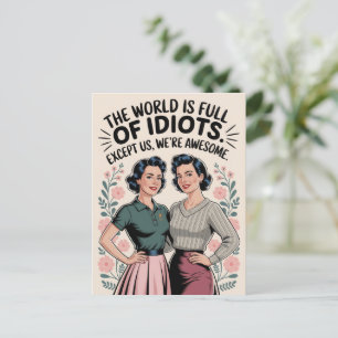 Grappige Beste Vriend Zorgzame Humor Vrouwen Verja Briefkaart