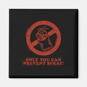 Grappige Beta Spray Rotsbeklimmer Zeggen Magneet