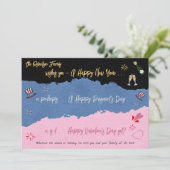 Grappige beter laat dan nooit kerstkaart (Staand voorkant)