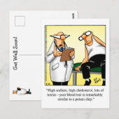 Grappige Beterschap Humor Kaart (Voorkant / Achterkant)