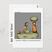 Grappige beterschap wenskaart briefkaart (Voorkant / Achterkant)