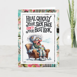 Grappige beterschap zieke humor beste medicijn kaart