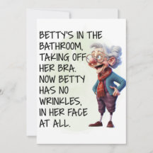 Grappige Betty's In de badkamer