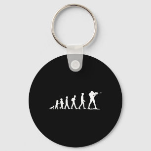 Grappige Biathlon Winter Ski Fun Lovers 7 Sleutelhanger