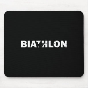 Grappige Biatlon Biatleet Schieten Skiën Doel Sp Muismat