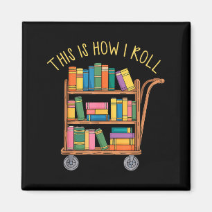 Grappige bibliothecaris boek dit hoe rol bibliothe magneet