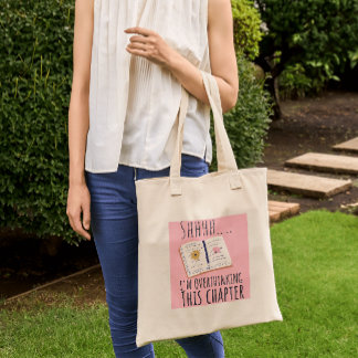 Grappige bibliothecaris tote bag