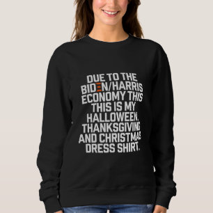 Grappige Biden Harris Economie Kerstmis Trui