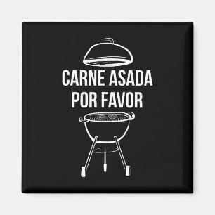 Grappige biefstuk rundvlees BBQ Dad Chef Carne Asa Magneet